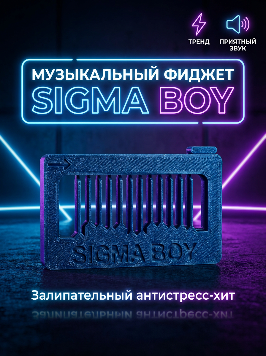Музыкальный фиджет Sigma Boy